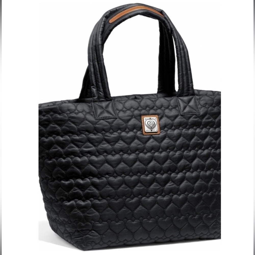 Brighton Heart To Heart Knox Extra Large
Black Tote Bag